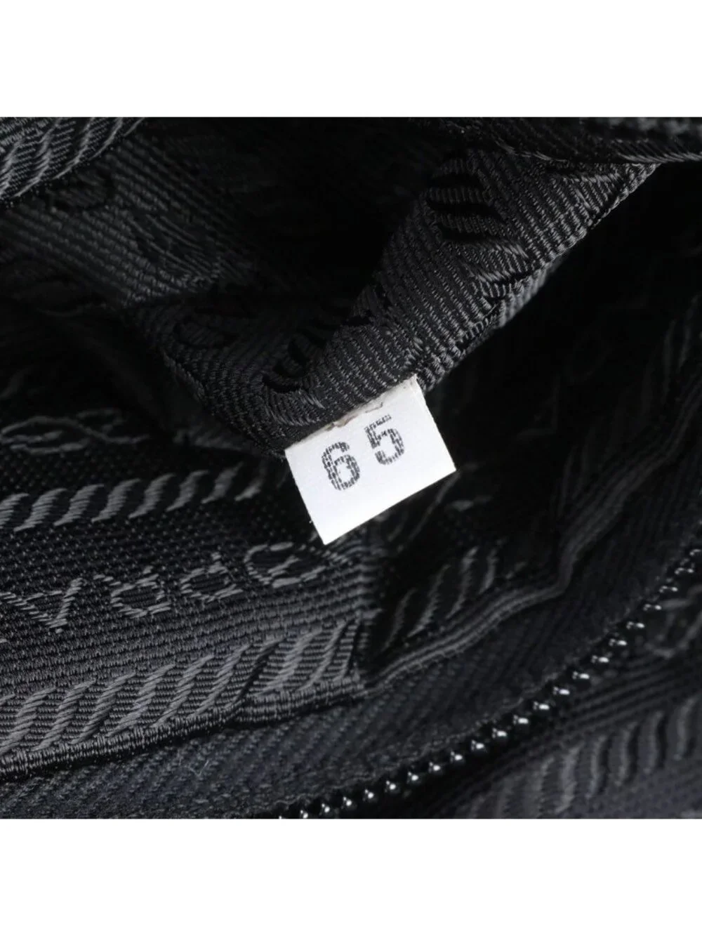 Prada Triangle Logo Leather Canvas Handbag Tote Brands